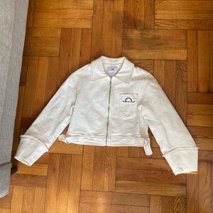 J.ING White Denim Women’s Jacket - Small